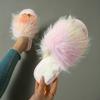 Ultra-Long Colored Plush Slippers Women'S Home Indoor Couple Home Straight Plush Slippers, Women Shoes