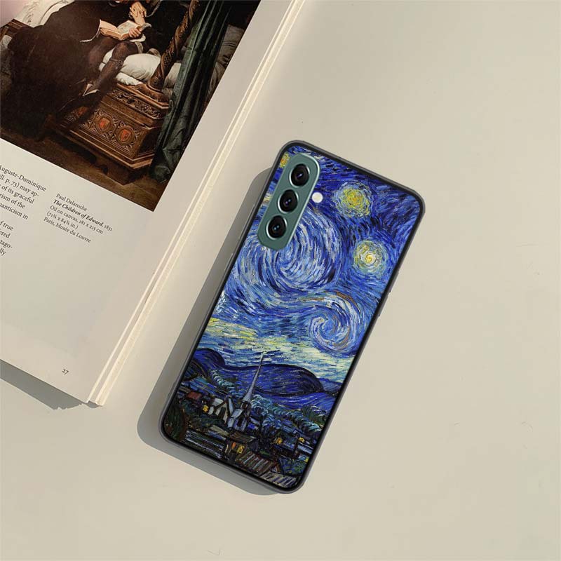 Van Gogh Oil Painting Phone Case For Samsung Galaxy A54 A34 A24 A14 A04 A04S A12 A22 A32 A52S A72 A53 A33 A23 A13 4G A73 A42 5G