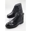 Men's 100% Real Genuine Leather Fur Lined Zippered Black Casual