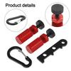 Portable Tall Stair Gauges with Holder and Carabiner for Framing Square Aluminum Alloy Tool for Accurate Carpenter Measurements