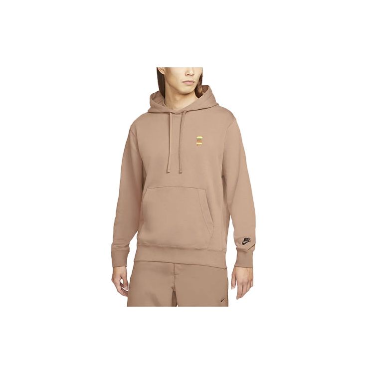 

Nike Sportswear Hamburg Embroidery Hoodie Sweatshirt Men Tops Brown DQ5296-256