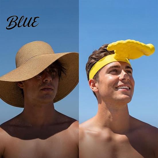 Summer Sun Hat Hand-Shaped Visor 3D Printed Funny Novelty Headwear Outdoor for Activities Unique Face Shield Gardening Hiking Beach Ergonomic
