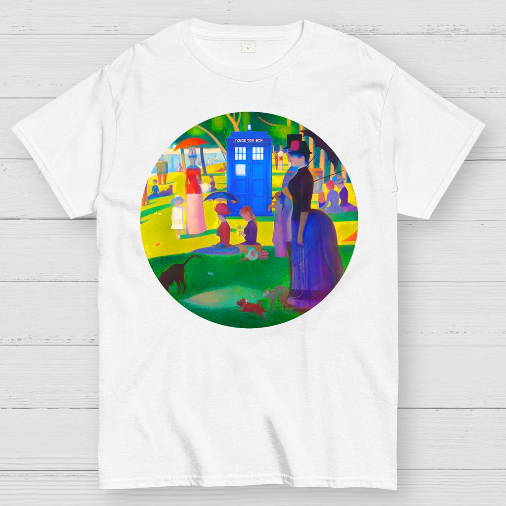 Tardis On La Grande Cotton Summer Casual Cool Loose T-Shirt