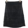 Salvatore Ferragamo made in Italy Coated knit Midi Skirt XS black Women Used