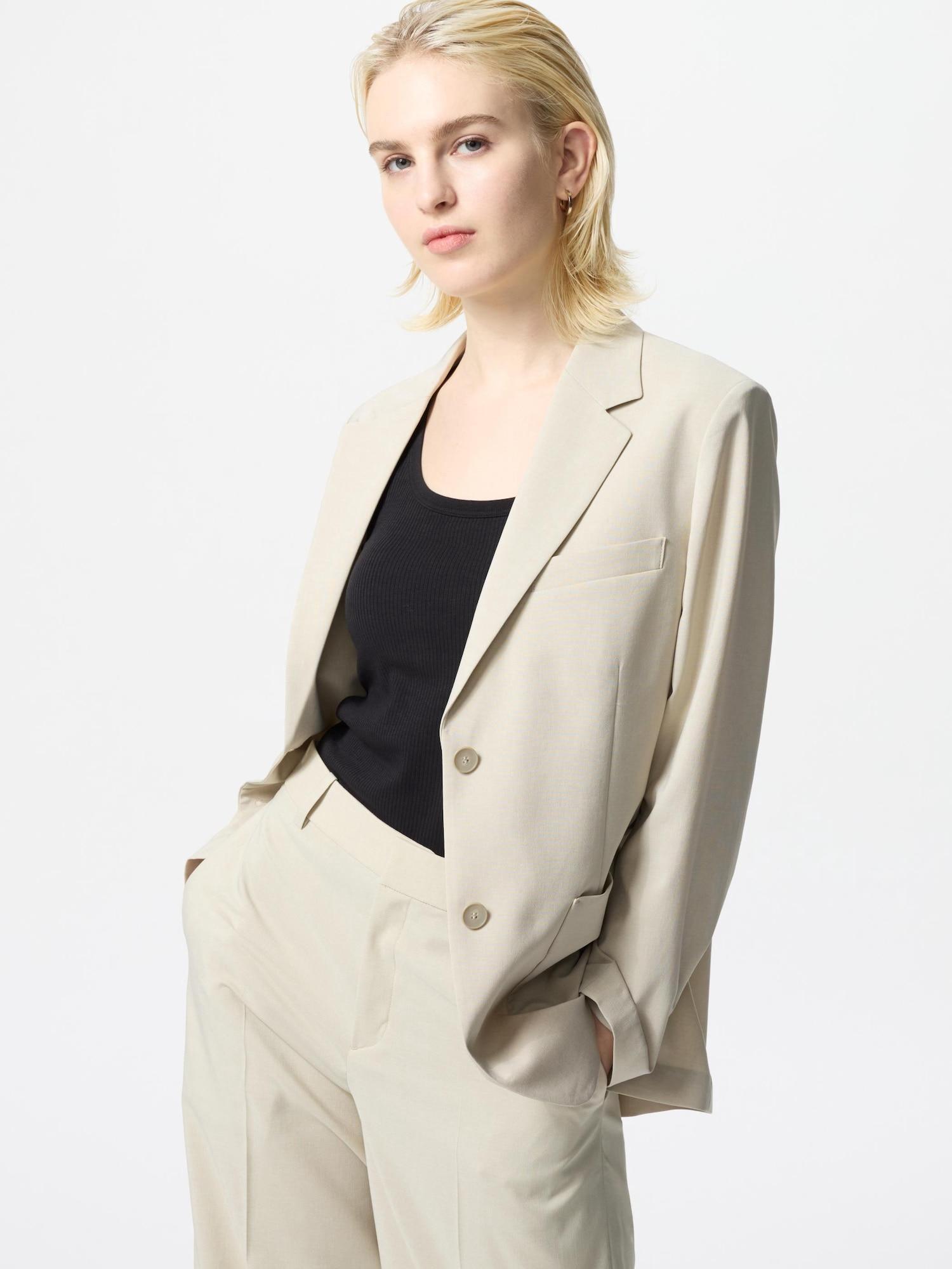 

Куртка Uniqlo Admiration свободного кроя 31 BEIGE/WOMEN XS
