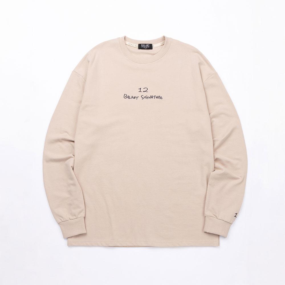 Valant Original Signature Basic T-Shirt - Beige Beige/(L) Large