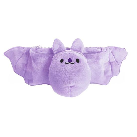 

Сумка на пояс в виде летучей мыши, плюшевый кошелек в виде летучей мыши с отделениями для карт, пищащая поясная сумка в виде летучей мыши с ремнем на пряжке для мальчиков, девочек, праздничные подарки на день рождения фиолетовый