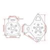 Motorcycle Engine Stator Cover Guard Side Protector for Kawasaki Z750 Z800 (2013-2016)