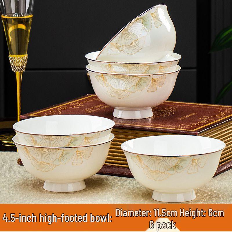 Jingdezhen Light Luxury Ceramic Dinnerware Set