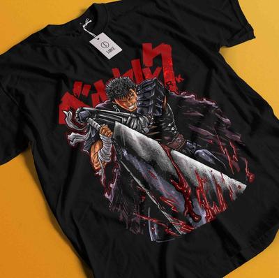 Berserk T-Shirt Guts Shirt Griffith Tshirt Casca Tee Warrior Anime Manga Farnese