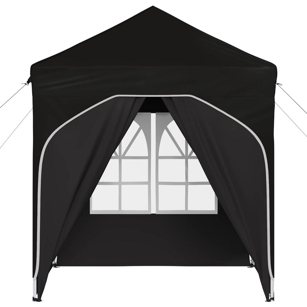 Pop Up Party Tent 192 X 192 X 245 Cm Black