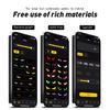 New APP Control  LED Truck Car Devil Eye Light Scrolling Pixel Panel For Board Windshield Free Custom Text 12V 24V 120/150/200cm