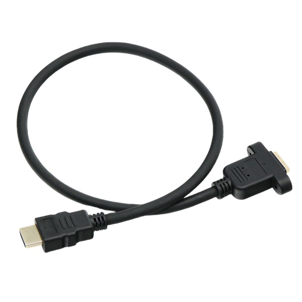 HDMI-kompatibles 1.4 Stecker auf Buchse Verlängerungskabel Mit Schraub-Panelmontage 4K@30Hz 1080P@60Hz High Speed 3D UHD Kabel Für Monitor TV Projektor