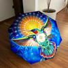 1pc Hummingbird Mandala Artwork Automatic Open/Close Umbrella, Folding Compact Umbrella with Lightweight Design for Women/Menyy251028190