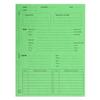 Pack 25 Printed Legal Folders Procedure 265g Green
