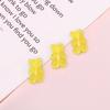 10pcs Resin Candy Color Bear Charms Pendant Beads for Necklace Bracelet Jewelry Making