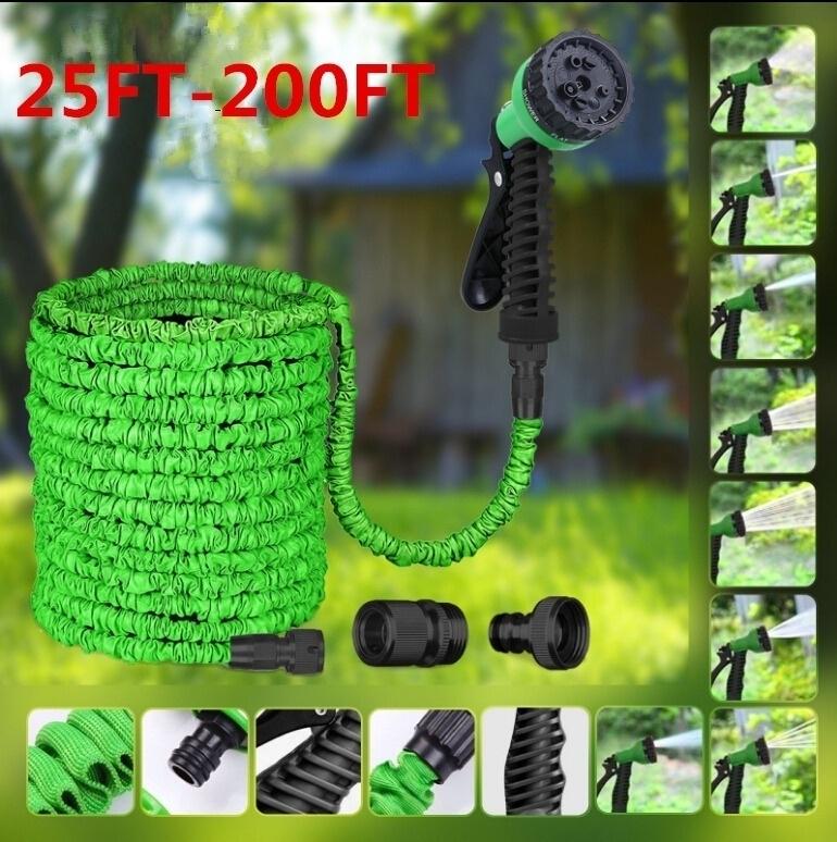 Tubo Da Giardino Estensibile 30m Con Pistola A Spruzzo 10 Modalità – Flessibile E Anti-Piega Con Set Connettori