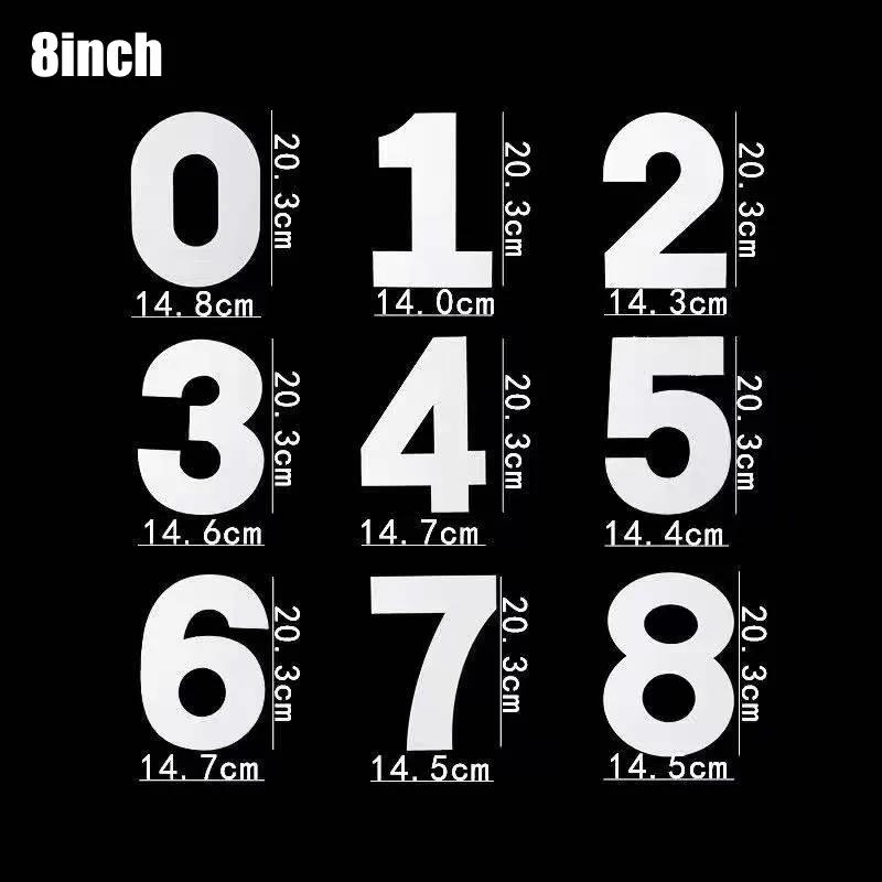 

Набор формочек для торта с цифрами от 0 до 8, инструменты для украшения шоколада, приспособления для изготовления кондитерских изделий своими руками для выпечки и выпечки на день рождения, 4/6/8/10 дюймов