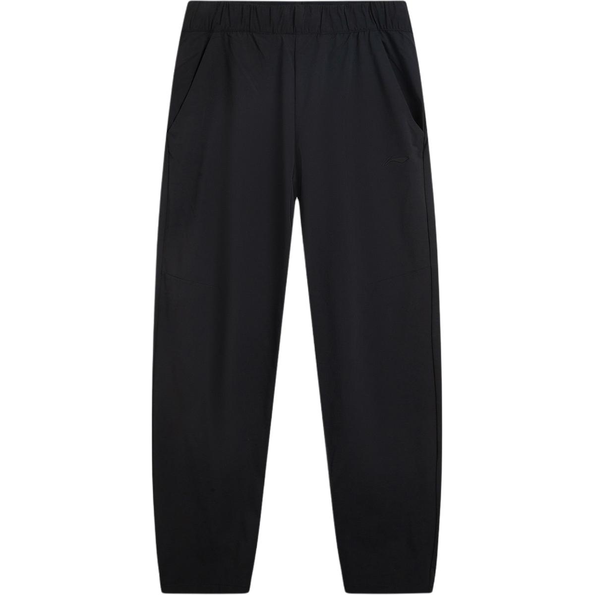 Li-Ning Solid Color Soft Simple Versatile Sports Long Pants Men bottoms AYKV745-1 XL