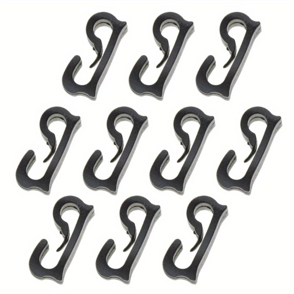 10pcs Camping Accessories Camping Fixed Canopy Tools Tent Hooks Black