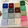 Soft waxy high-quality wool blended knitted scarf women's autumn and winter new high-end scarf manufacturers wholesale