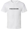 Charlie Kirk Maglietta bianca Freedom tee Turning Point SALDO