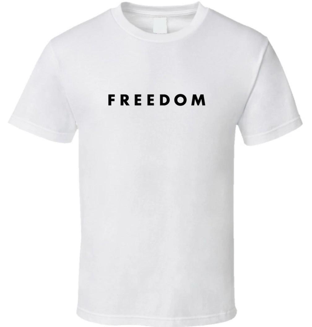Charlie Kirk Freedom White T shirt tee Turning Point SALE XL