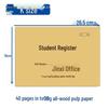 Driving Test Student Registration & Practice File Book for Driving School Enrollment