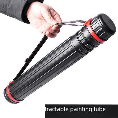 Compact Black A1 Retractable Plastic Poster and Drawing Tube