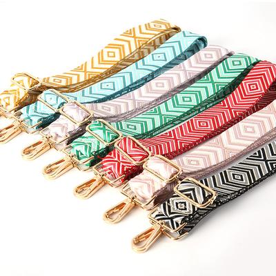 New Color Embroidered Shoulder Strap Crossbody Shoulder Bag Strap Adjustable Replacement Strap Creative Bag Parts Accessories