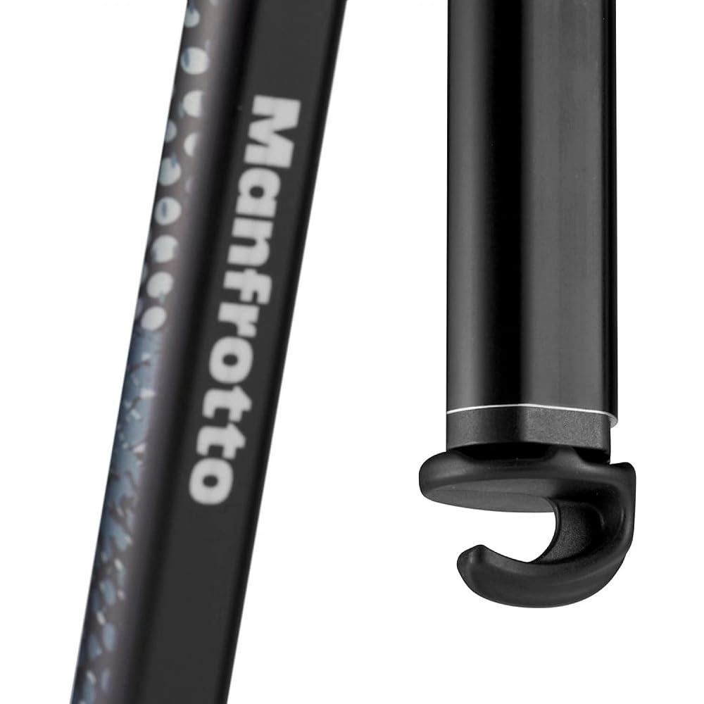 Manfrotto Element MII Smartphone Tripod Kit, Black, 4-Section, MKELMII4BMB-BH, Bluetooth Remote, 1.55kg Weight, 8kg Load Capacity, with Carrying Bag, 