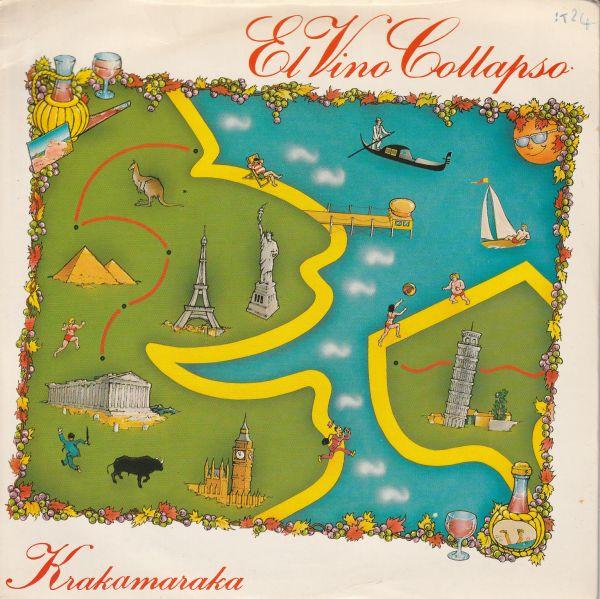 

7inch Record KRAKAMARAKA - El Vino Collapso KRAK1 Miracal Records 1983 UK Pop Used