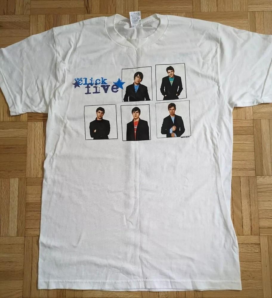 THE CLICK FIVE Band Short Sleeve White All Size T-Shirt reprint Unisex T-Shirt XXXXL