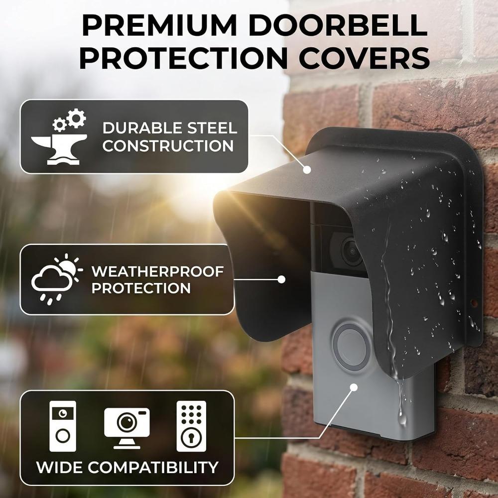 Wider Deeper Keypad Protector Metal Shell Outdoor Keypad Shield Home Security System