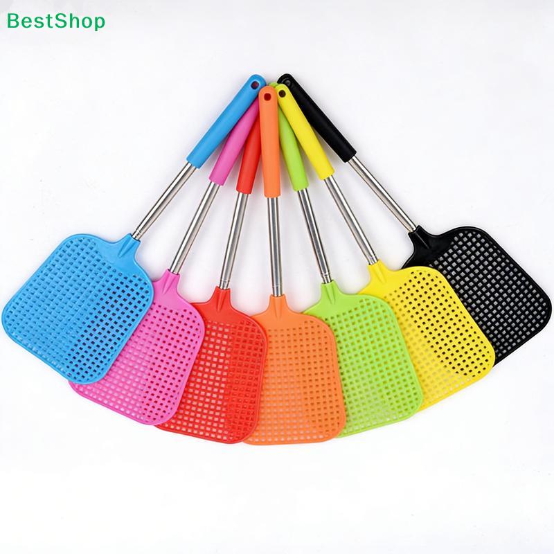 Four-Section Retractable Stainless Steel Fly Swatter | Adjustable Length Pest Control Tool