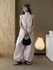 Xu Man Spring/Summer Fashionable INS Style Women's Balloon Cuff Joggers with Buttoned Ankles
