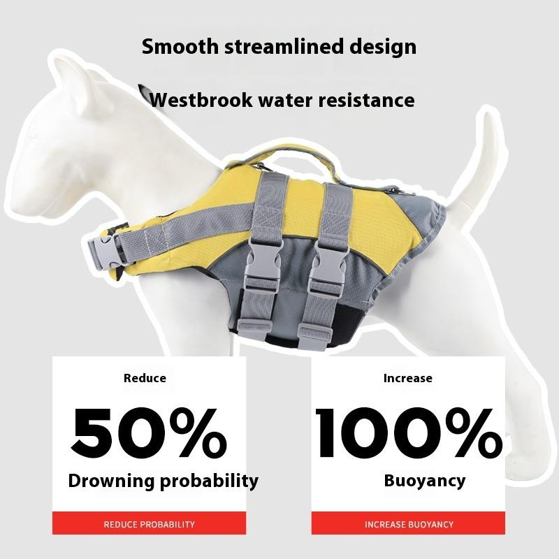 Dog Life Jacket Summer Safety Clothes Dog Life Vest Swimming Clothes Swimwear Pet Coat Jacket