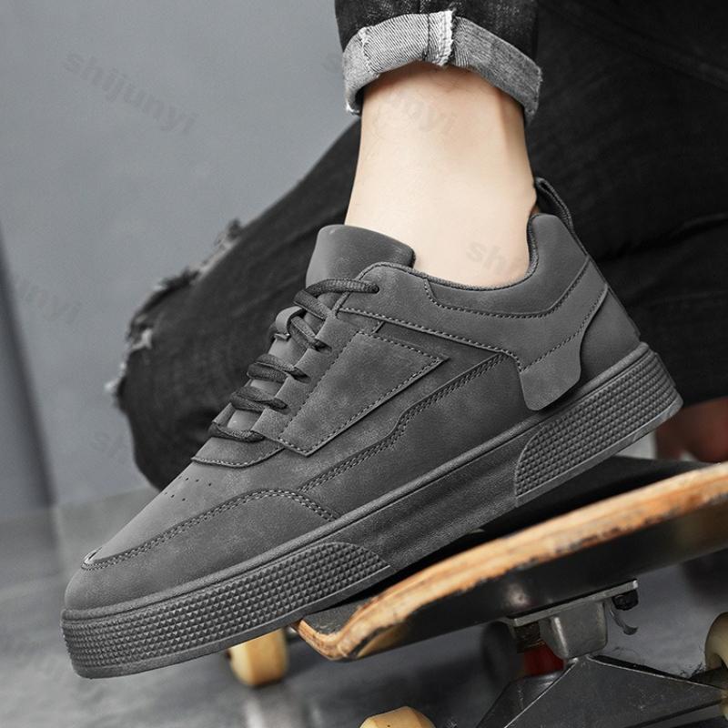 Men's Casual Sneakers Large Size Fashion Lace Up Comfortable Soft Sole Hard Wearing Flat Shoes Versatile Non Slip Sports Shoes