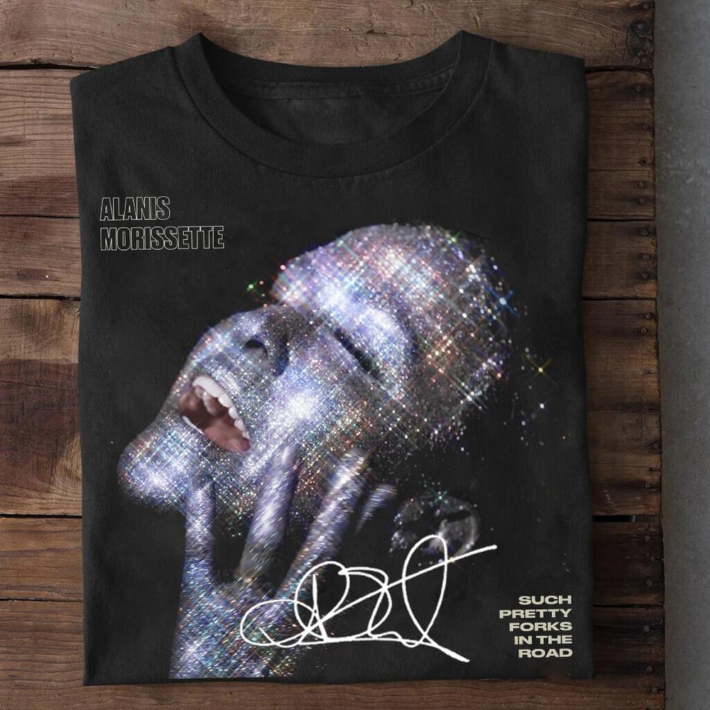 

Alanis Morissette Such Pretty Forks in the Road Black All Size Shirt HE820 Unisex T-Shirt XXXL