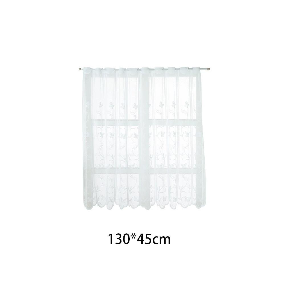 Boho Romantic White Lace Curtains DIY Flower Curtain New Tulles Drapes
