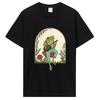 Frog Playing Banjo with Mushrooms T-shirt