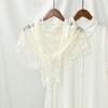 Women Church Shawl Lace Veil Polyester Scarf Bandana Church Prayer Wedding Mantilla Chapel White Embroidered Hijab Girl Scarf