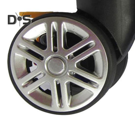 1 Paar Universal-Ersatzräder, geräuscharm, zweireihig, groß, Trolley-Gepäckrad, Reparatur, Reisekoffer, Teile, Zubehör, Rad