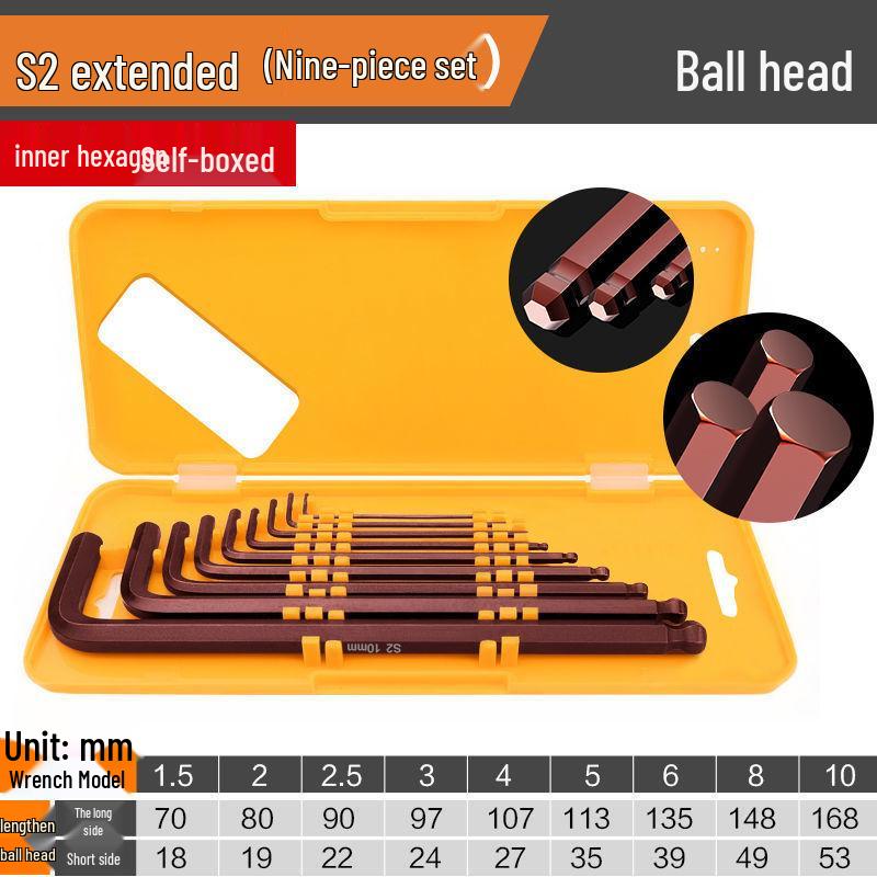 Dezhi Hex Key & Screwdriver Set - High Hardness Carbon Steel