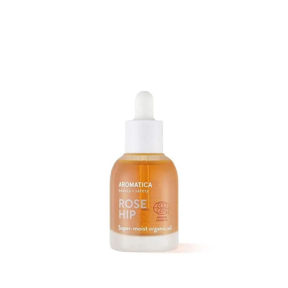 Aromatica Rosehip Oil 30ml 1 Pack AROMATICA Organic Rosehip Oil 1.01oz / 30ml, Ecocert Certified,