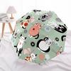 1pc Cat Pattern Automatic Opening and Closing Folding Umbrella with 8 Iron Ribs - Portable, Foldable for Travel yy251124088