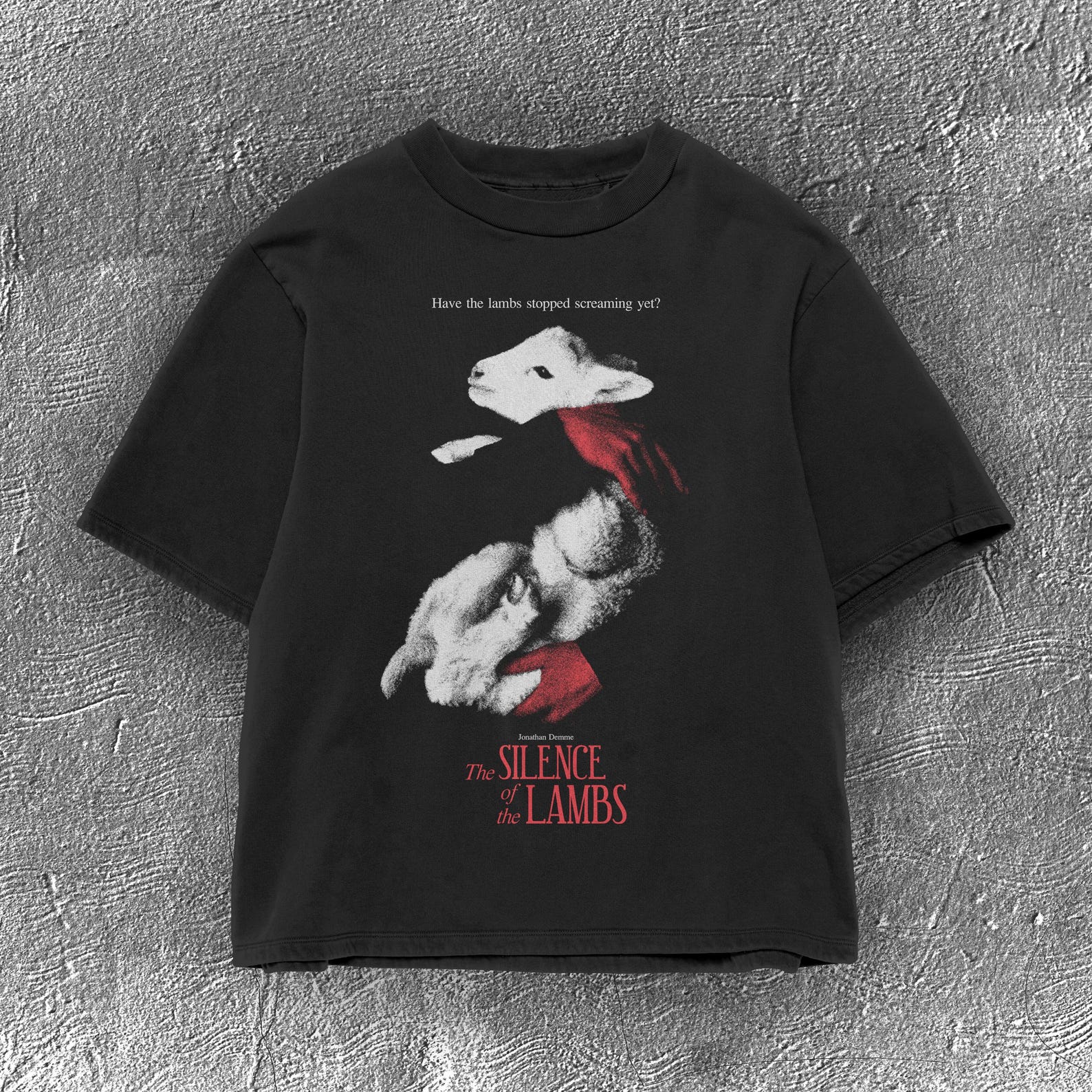 The Silence of the Lambs lamb T-Shirt | Horror Movie Poster Tee 2XL