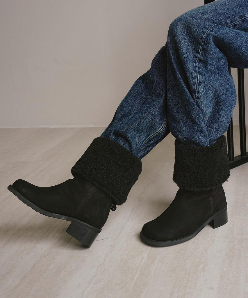 Twvp Mono Shearing Middle Boots (2 Colors) Mono Shearing Middle Boots 23F32