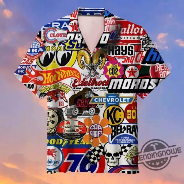 Racing Car Labeling Hawaiian Shirt Unisex T-Shirt XXXXL