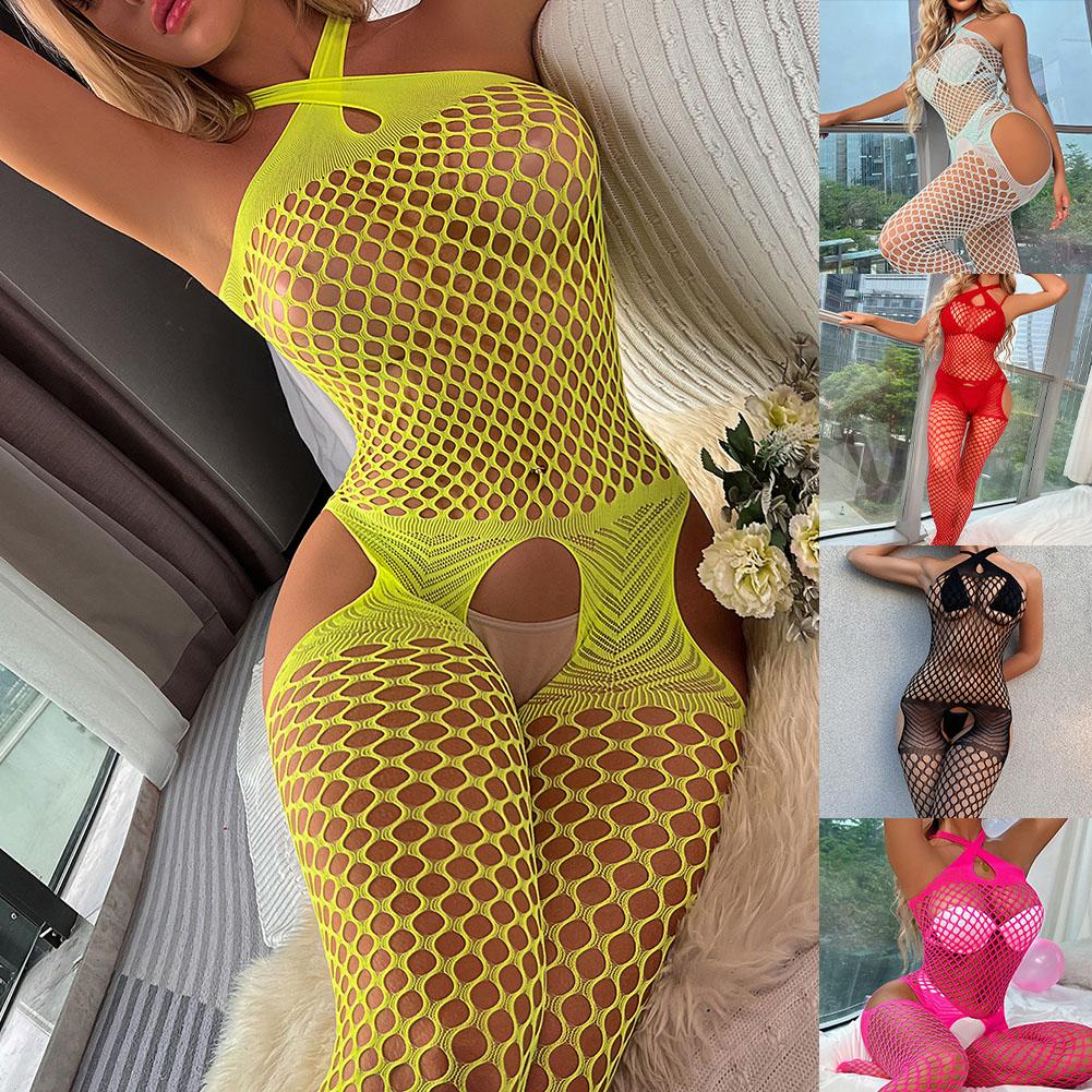 All Seasons Erotic Sleepwear Sexy Lingerie Women Bodysuit Moderate Elasticity